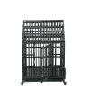 Heavy Duty Dog Cage pet Crate with Roof
