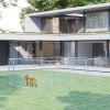 PawHut Large Dog Kennel Outside, Heavy Duty Dog Cage, Outdoor Fence Dog Run with Galvanized Chain Link, Secure Lock, 15.1' x 15.1' x 6
